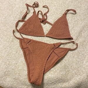 Mauve Brown cheeky Bikini